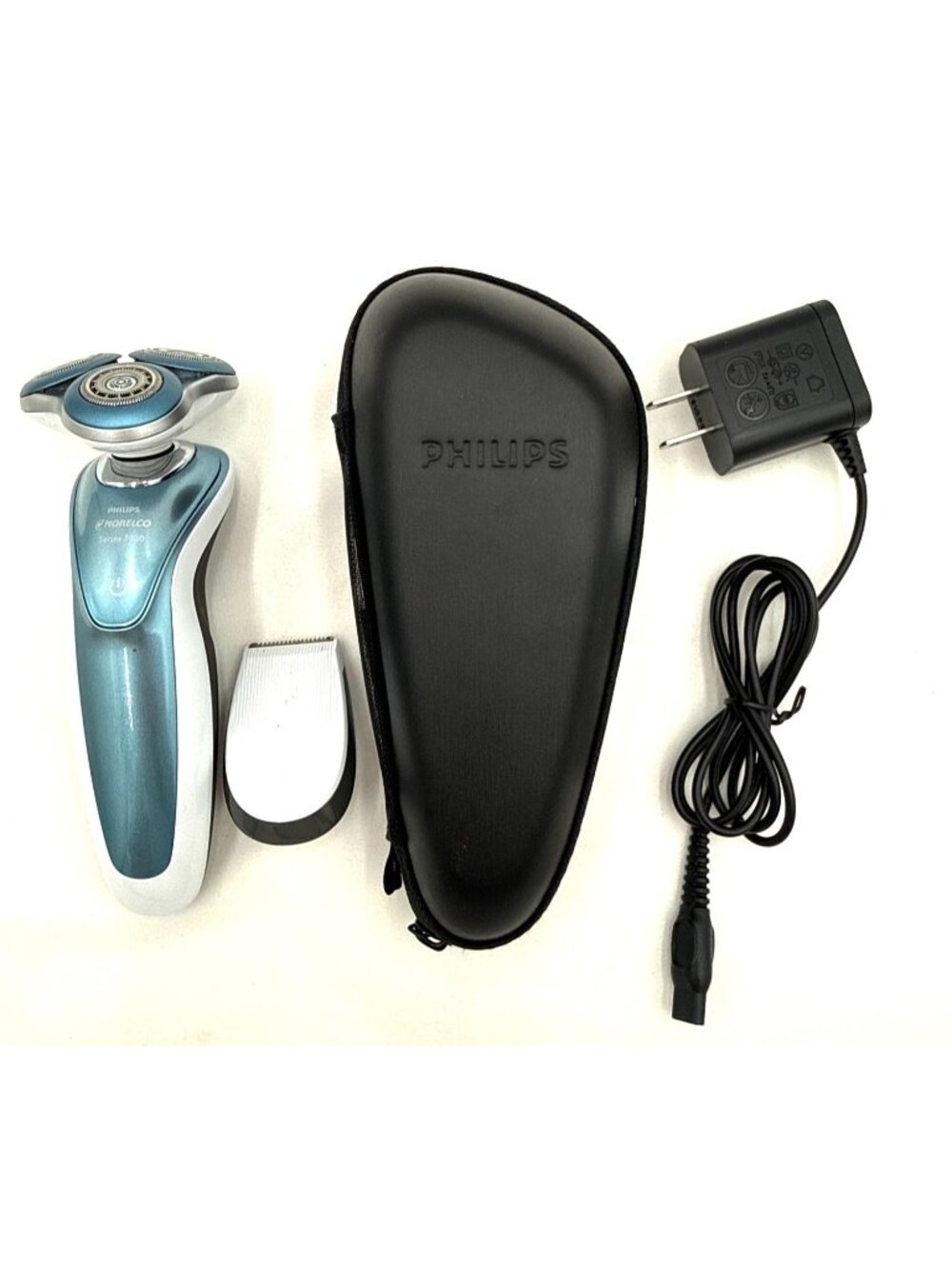 Philips Norelco Series 7000 Electric Shaver S7371 With Trimmer & Charger